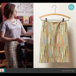 ASO Aria Montgomery Pencil skirt 0 AND Tout A Fait XS top set